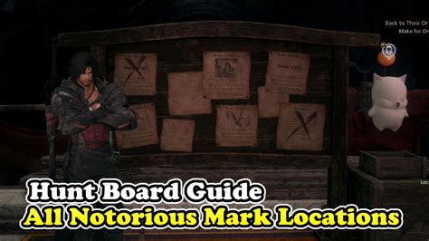 Hunt Board Notorious Mark Locations